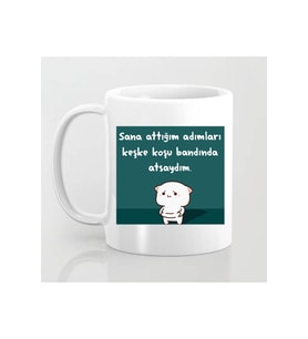 Mochi Cat Motto Sevgili Aşk Kupa