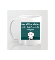 Mochi Cat Motto Sevgili Aşk Kupa