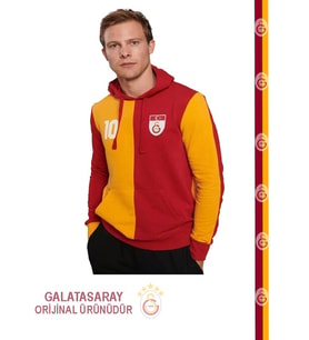Galatasaray Orijinal Metin Oktay Sweatshirt (Sarı-Kırmızı)