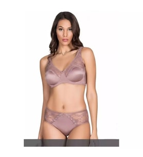 NİVEMESHOME 5035 SOFT KAPLI DANTEL SÜTYEN TAKIMI EKRU BDN:95 LE JARDİN