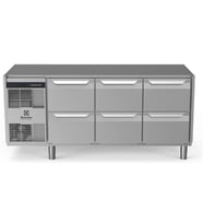 Electrolux Professional Tezgah Tip Derin Dondurucu, 6x1/2 Çekmeceli, -22/-15°c, Aısı 304, R290 EH3KBBBB