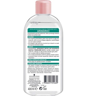 Diadermine 400 Ml Karma ve Yağlı Ciltler Arındırıcı Micellar Kusursuz Makyaj Temizleme Suyu