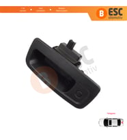 Renault Kangoo 2 Express FW Be Bop KW Mercedes Citan W415 için Tek Kapı Arka Bagaj Açma Kolu Siyah