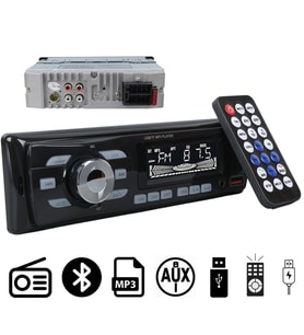 Carstar CS-930 Çift USB/SD/FM/AUX/Bluetooth Kumandalı Oto Teyp 4X60 Watt