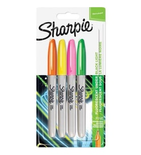 Sharpie Fine Permanent Markör Kalem Neon Renkler 4'lü