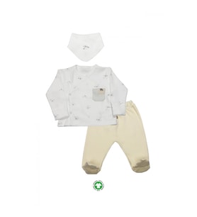 Bistyle 3lü Zıbın Takım Lıttle Koala 13109 Gri