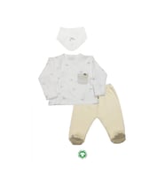 Bistyle 3lü Zıbın Takım Lıttle Koala 13109 Gri