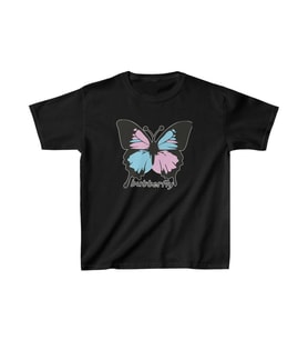 Çocuk Unisex Baskılı T-Shirt - Siyah