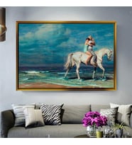 Altın Çerçeveli dekoratif tablo l1055 (Gold)