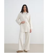 LCW Modest Bej Beli Lastikli Soft Touch Kadın Eşofman Altı