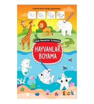 Minik Ressam İş Başında - Hayvanlar Boyama