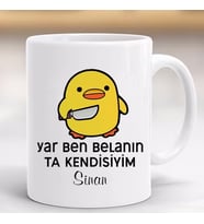 Kişiye Özel Kupa Bardak Yar Ben Balanın-