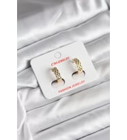 14K Gold Renk Kaplama CM Kadın Küpe - TJ-BKP11416