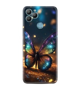 GM22 Pro Kılıf HD Resim Baskılı Rengarenk Kelebek StKd -097