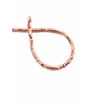 Hematit Doğal Taş Parlak Roz 4x2mm Dizi [AA]