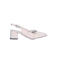 Tahir 2806 5Cm Slingback Mat Topuklu Ayakkabı