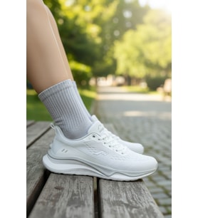 Enoch Kadın Nefes Alan File Saya Dinamik Tabanlı Koşu Sneaker