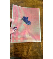 18X14 CM ÜTÜ İLE YAPIŞAN EKOSE ÇİÇEKLİ TRANSFER BASKI ARMA TİŞÖRT BASKI