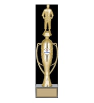 ODAK KUPA - Figürlü Kupalar - Judo / Karate Figürlü Kupalar FG-025 A - 38 cm