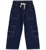 Civil Boys Kontras Dikişli 2-5 Yaş Pantolon - Mavi