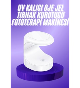 Seyehat Tipi Mini Oje Kurutucu Ultriole Mor Işık Protez Tırnak Kurutucu