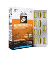 Zade Vital Kabak Çekirdeği Yağı  Kapsül Blister Ambalaj 60lı