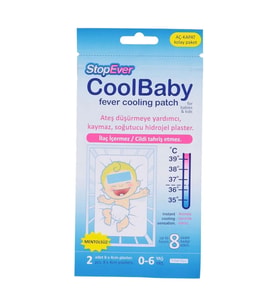 Stopever Cool Baby Ateş Düşürücü Soğutucu Hidrojel Plaster