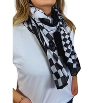 Sharmony Sunny Star Black Pamuklu Şal