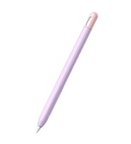 Microsonic Apple Pencil Pro Kılıf Mat Silikon Pembe Lila (Pembe-Lila)