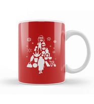 Big Lebowski Christmas Tree Silhouette Kupa Bardak Porselen