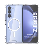 Microsonic Samsung Galaxy Z Fold 5 Kılıf MagSafe Clear Soft Şeffaf (Renksiz)