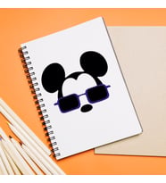 Mickey Mouse Sevgili Çift Tasarımlı Defter