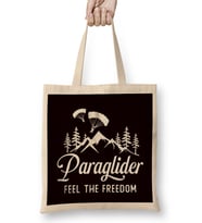 Paraglider Freedom Paragliding Skydiving Parachute Flying Bez Çanta Uzun Saplı