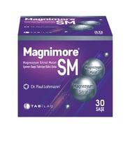 Magnimore SM Magnezyum Sitrat Malat İçeren Saşe Takviye Edici Gıda