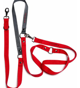 Amaçlı Hands Free Köpek Gezdirme ve Eğitim Kayışı, Çift Kancalı, 5 Farklı Kullanım