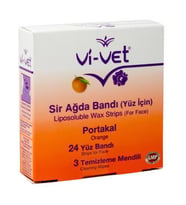 Vi-Vet Yüz İçin Sir Ağda Bandı Portakallı 24'lü 1 Ad.