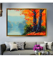 Altın Çerçeveli dekoratif tablo a918 (Gold)