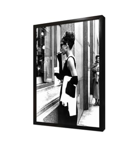 Audrey Hepburn Çerçeveli Mdf Tablo