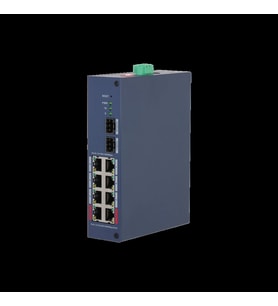 Dahua Chs4210-8gt-110, 8 Port, Gigabit, Poe 110w, 2 Port Uplink, 2 Port Sfp, Cloud Yönetilebilir, Sw