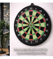 Duvara Asmalı Mıknatıslı Dart Oyunu – 42 Cm (Karışık)