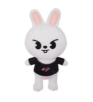 SYNOPE Skzoo Wolf Chan Peluş  Bebek Kawaii Oyuncak Çocuklar Sevimli Karikatür 23cm Beyaz