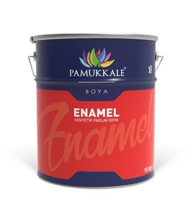 Pamukkale Enamel Sentetik Parlak Boya 15 Kg 80 Gloss Açık Kahve Ral 8003