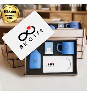 Logonuza Özel 10 Adet Kutulu Ahşap Altlıklı Lila Fincan & Kolonya & & Aromalı Kahve Seti – Ahşap Kutulu Kurumsal Hediye Seti