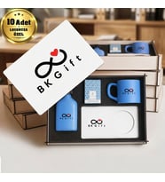 Logonuza Özel 10 Adet Kutulu Ahşap Altlıklı Lila Fincan & Kolonya & & Aromalı Kahve Seti – Ahşap Kutulu Kurumsal Hediye Seti