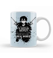 Kirito Virtual World Kupa Bardak Porselen