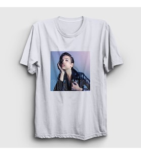 Presmono Unisex Beyaz Poster V3 Dua Lipa T-Shirt 326283tt
