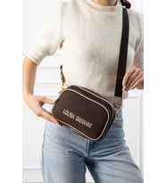 Givenza 3 Bölmeli Astarlı Kadın Çapraz Çanta (Kahverengi)