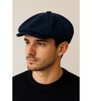 Kışlık Kadife Ingiliz Kasket Peaky Blinders Model Erkek Kasket Dökümlü Kadife Kasket