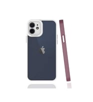 Apple iPhone 12 Uyumlu Kılıf Zore Mima Kapak (Mürdüm)