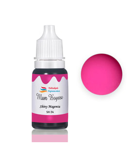 Mum Boyası Sıvı Pigment Boya 20 ML  Shiny Magenta - SH34